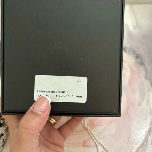 🆕️ Gucci .925 Silver Boule Oval pendant necklace - Picture 6 of 7